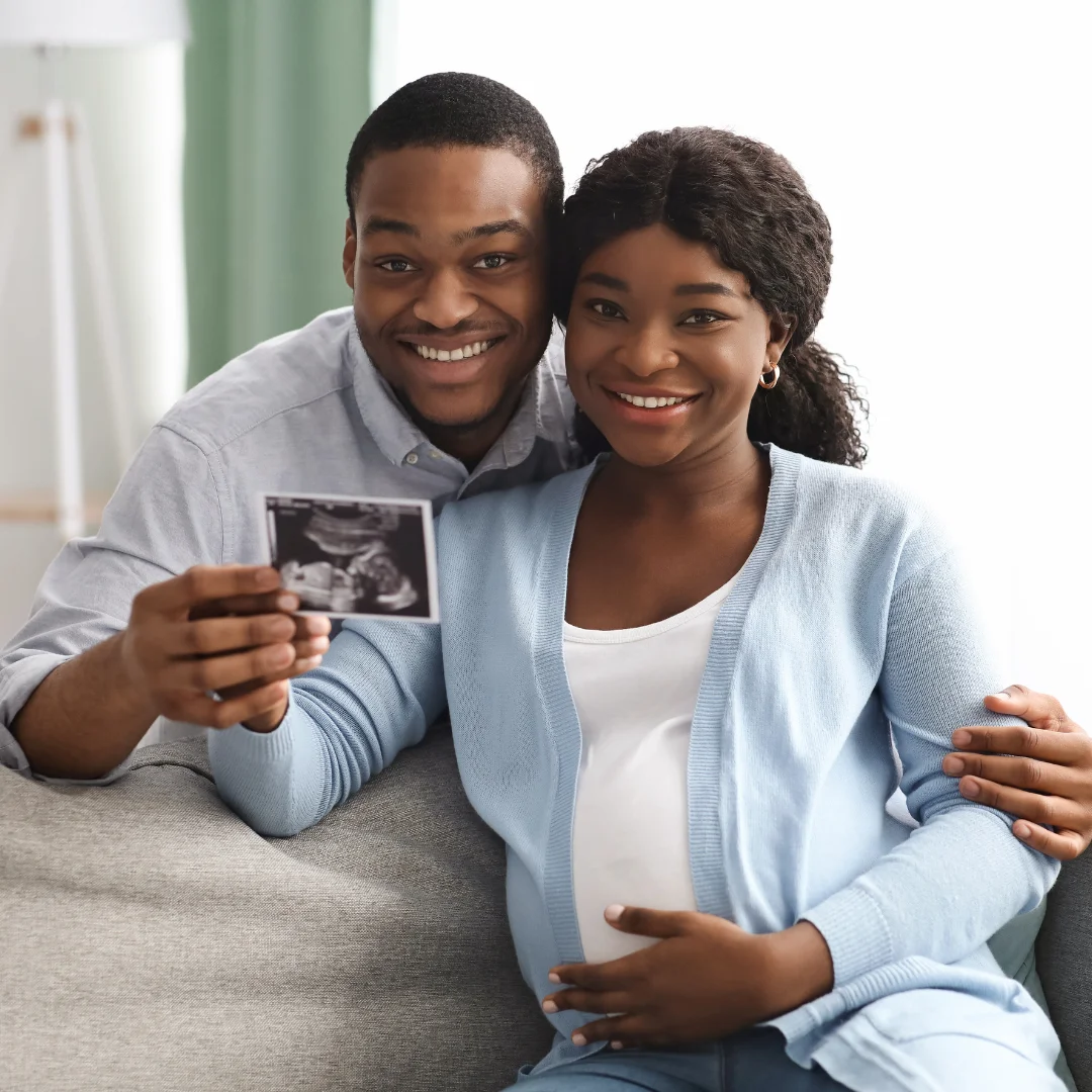 Happy pregnant woman | 3D BabyVision providing Ultrasound services at Ridgetown, ON